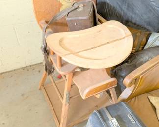 youth highchair vintage