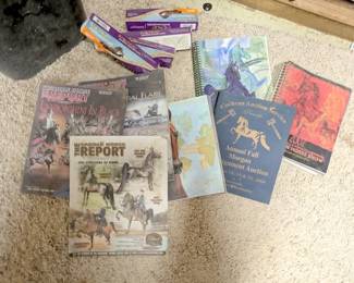 horse books reading papers 