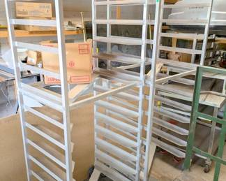 restaurant shelving carts 