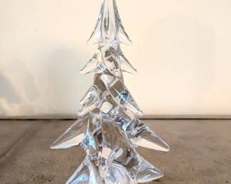 glass christmas tree 