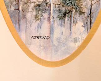 martin signed art