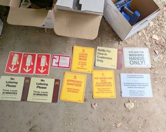 signs employee work signs 
