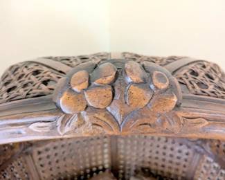 cane back egg chair 