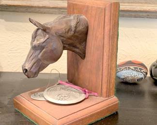 horse bookend 