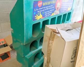 mcdonald shoe cubby