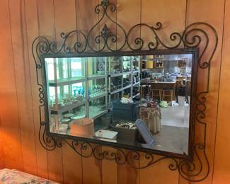 Metal Framed Mirror  $125.00