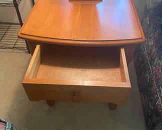 Matching End Tables w/Drawer 19"w 28"d 22"t                            $150.00 pair