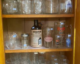 Glass Jars & glasses