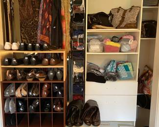 Womens shoes, scarfs, handbags