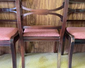 (4) matching wood chairs $60.00 set of 4