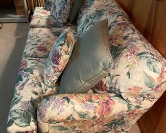 Custom made Floral Sofa 79"w 35"d 31"t  $250.00