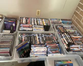 CD's, DVD's VHS, 
