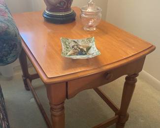 Matching End Tables w/Drawer 19"w 28"d 22"t                            $150.00 pair