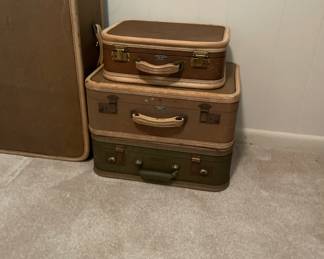 Vintage luggage great condition $8-$18