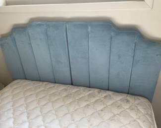 Queen size blue upholstered headboard
$75.00