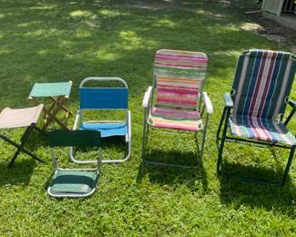 Lawn and stadium chairs 