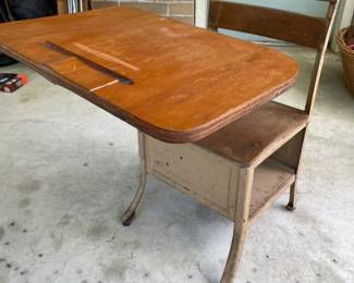 Vintage school desk