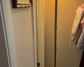 Metal Floor Lamp  base 11" diam 70"t  $ 75.00