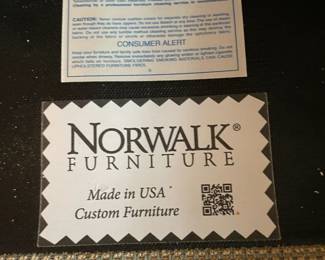 Green Norwalk Sofa 77"w 35"d 37"t   $250.00