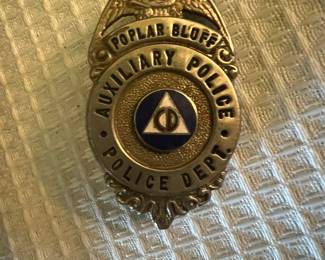 Auxiliary police badge