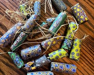 African trading beads.