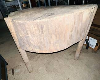 Antique Chopping Block