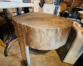 Antique Chopping Block