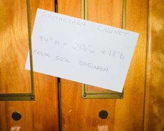 Apothecary Pharmacy Cabinet