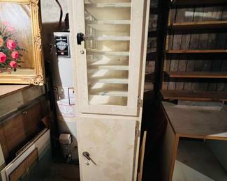 Vintage Metal Dental cabinet