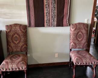 upholstered dining chairs (8 available)