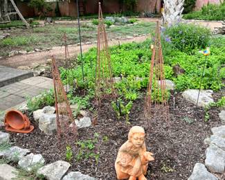 various garden decor