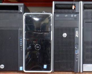LOT OF 8 COMPUTERS/ELECTRONICS INCLUDING DELL, HP, PROMISE