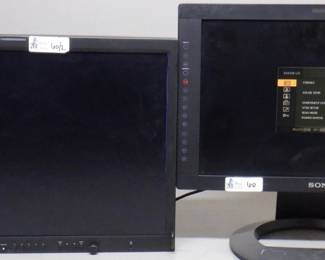 LOT OF 2 MONITORS INCLUDING BOLAND PVB24A, SONY LMD-2050W