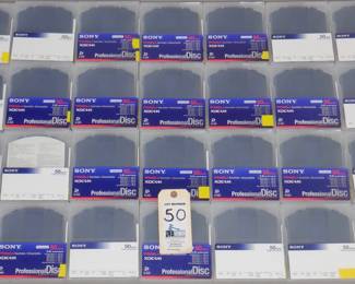 BOX SONY XD CAM REWRITABLE TAPES