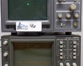 LOT OF 2 SCOPES INCLUDING TEK 1720, 525LINES 5860C