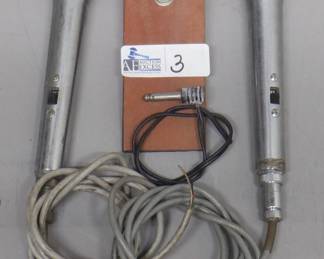 LOT OF 2 VINTAGE MICS