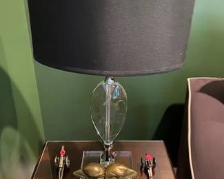 Lamp, Book Ends, Cannon Figurines