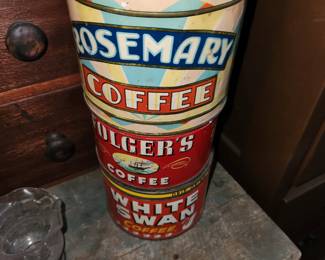 old coffee cans