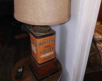 Coffee can lamp