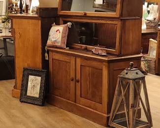 Lawyer bookcase with credenza