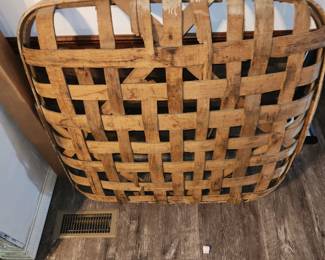 Tobacco drying rack with advertisement