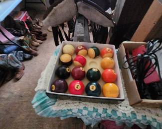 pool balls