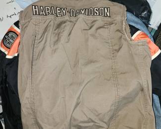 Several Harley Davidson Jackets