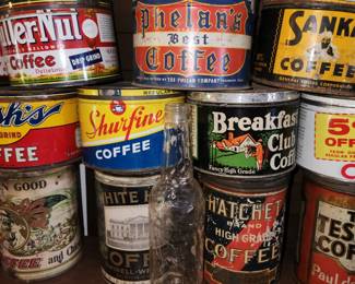 old coffee cans