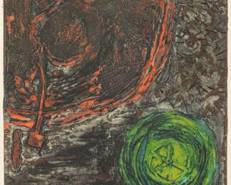 Lot 2020
Takao Tomono (American/Japanese) Mixed Media on Paper, Ca. 20th Century, "Untitled", H 18.25" W 13.5"