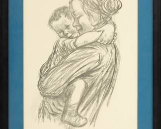 Lot 2041
After Käthe Kollwitz (German, 1867-1945) Offset Lithographs on Wove Paper, "Six Drawings Facsimile Portfolio: 3 Plates"
