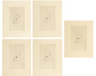 Lot 2029
Henri De Toulouse-Lautrec (French, 1864-1901) Drypoints on Laid Paper, Ca. 20th Century, "Portrait D’un Homme, Monsieur X"