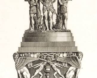 Lot 2047
Giovanni Battista Piranesi (Italian, 1720-1778) Engraving on Laid Paper, Ca. 18th Century, "Al Sig Giovanni Peachey", H 20.5" W 14.8"