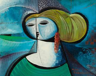 Lot 2027
H. Carlo, Oil on Canvas, 1970, "Vimi", H 20" W 23"