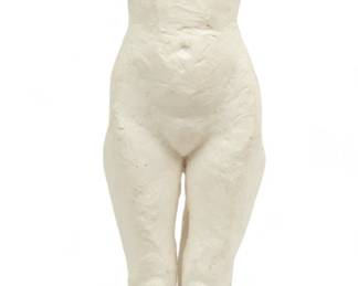 
Lot 1018
Per Palle Storm (Norwegian, 1910-1994) Plaster Sculpture, Ca. 20th C., "Untitled (Female Standing),", H 32" W 10" Depth 8"